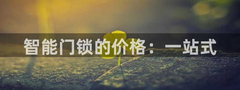 开丰娱乐地址：智能门锁的价格：一站式