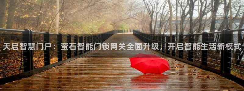 开丰娱乐后：天启智慧门户：萤石智能门锁网关全面升级，开启智能