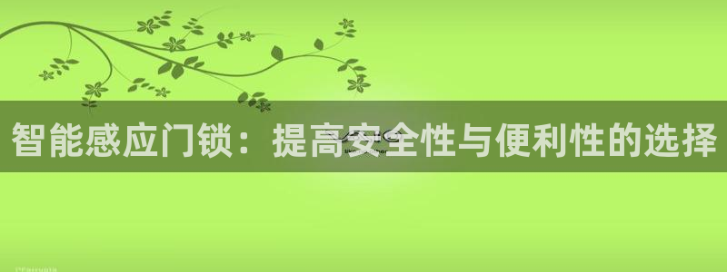 开丰娱乐登入地址：智能感应门锁：提高安全性与便利性的选择