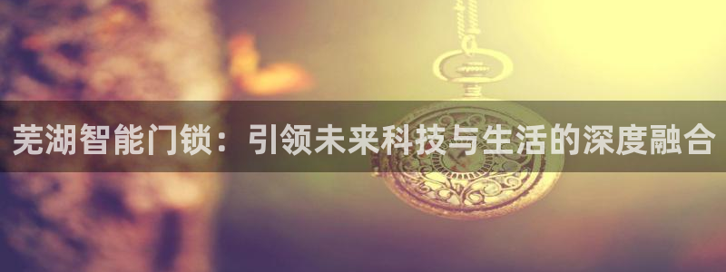 开丰娱乐平台注册时间：芜湖智能门锁：引领未来科技与生活的深度