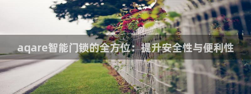 开丰娱乐后7O667：aqare智能门锁的全方位：提升安全性